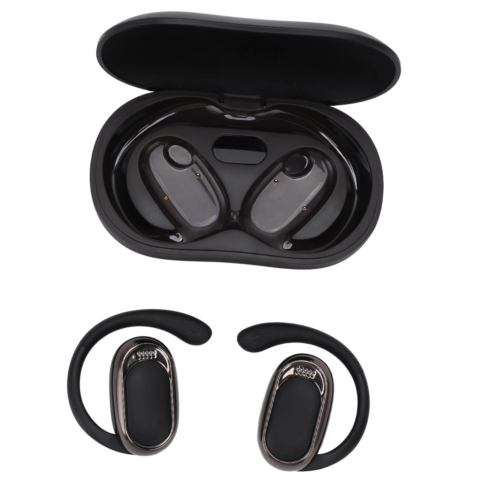 Language Translator Earbuds wireless earbuds translator earbuds translator earphones Music Playing Bluetooth 5.4 Wireless with Charging Case for Travel