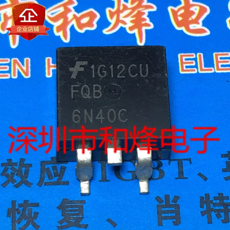 

5 шт.-10 шт. FQB6N40C TO-263 6A 400V Новый и оригинальный на складе