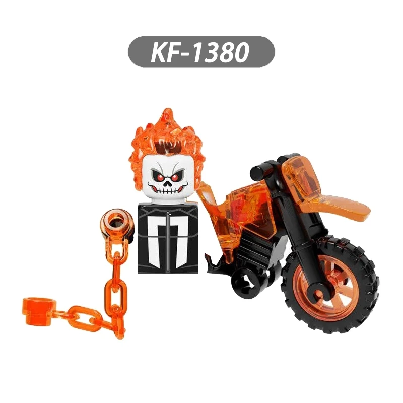

Ghost Motorcycle Model Small Building Block Educational Toy for Children the best Festival Birthday Gift