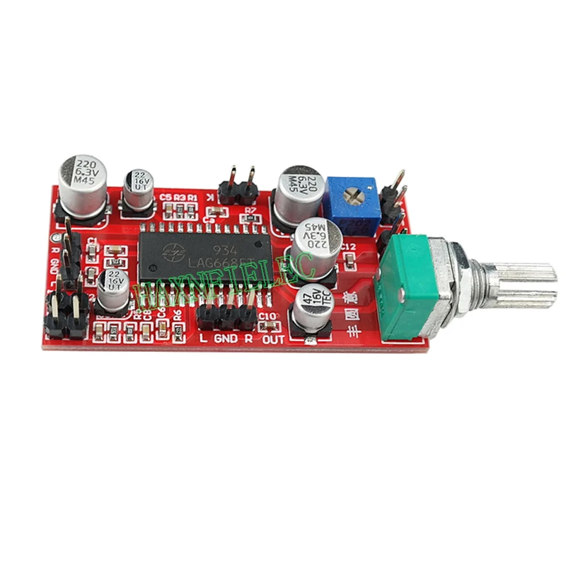 LAG668 Tape Player Magnetic Head Amplifier Board With Bass Headphone Amplification