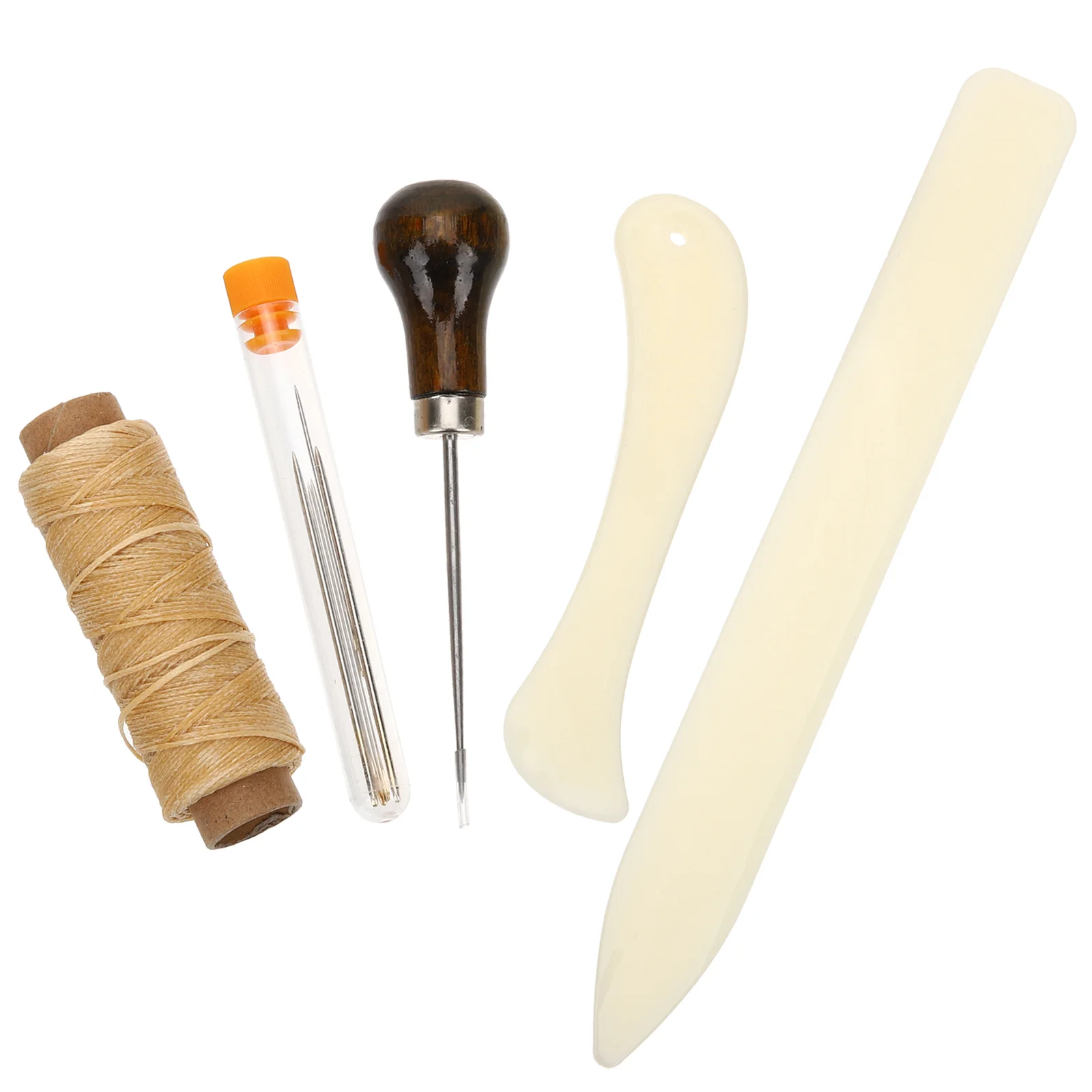 Vicasky Bone Folder Tapestry Needle 1 Set Bookbinding Tools Kit Bookbinding Supplies Hand Tools Large-Eye Needleswax