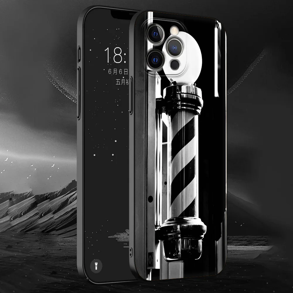 Luxury Barber Shop Hair Stylist Tools Phone Case Cover