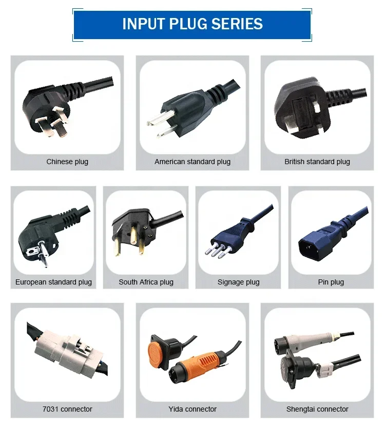 Outdoor Waterproof Charger With Temperature Compensation Lithium Lead Acid Lifepo4 Battery Charger