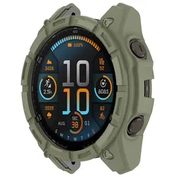 Premium Silicone Protective Case for Smart Watches - Durable and Stylish Cover (Green)