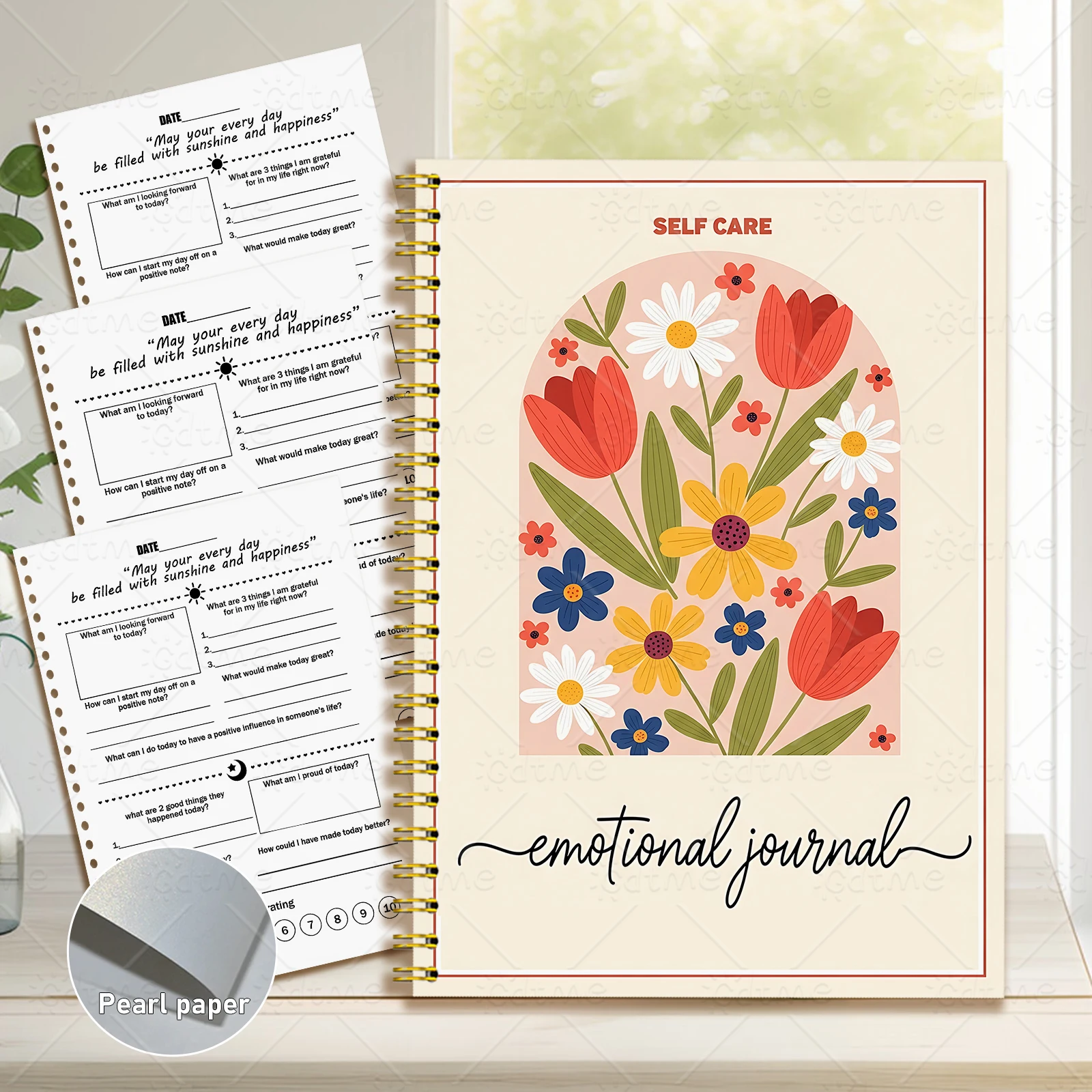Emotional Wellness & Self-Care Planner: Mental Health Workbook and Anxiety Management Tracker