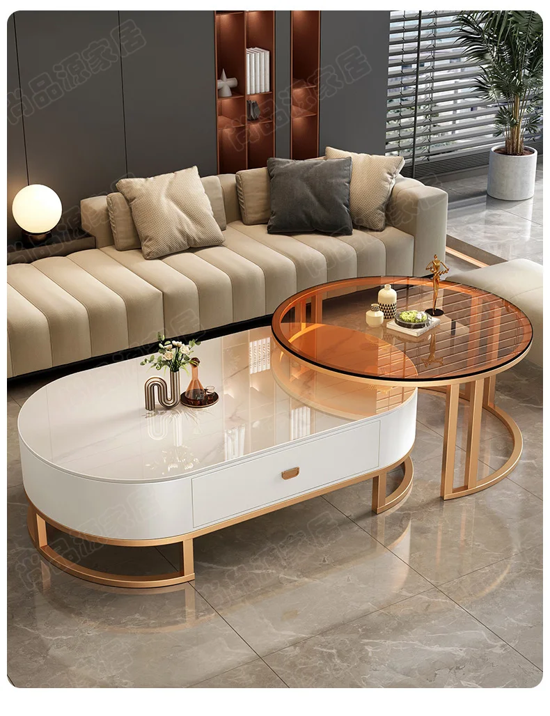 Cheap Minimalist Coffee Table Aesthetic Standing Luxury Nordic Coffee Table Computer Writing Unique Wood Couchtisch Furniture