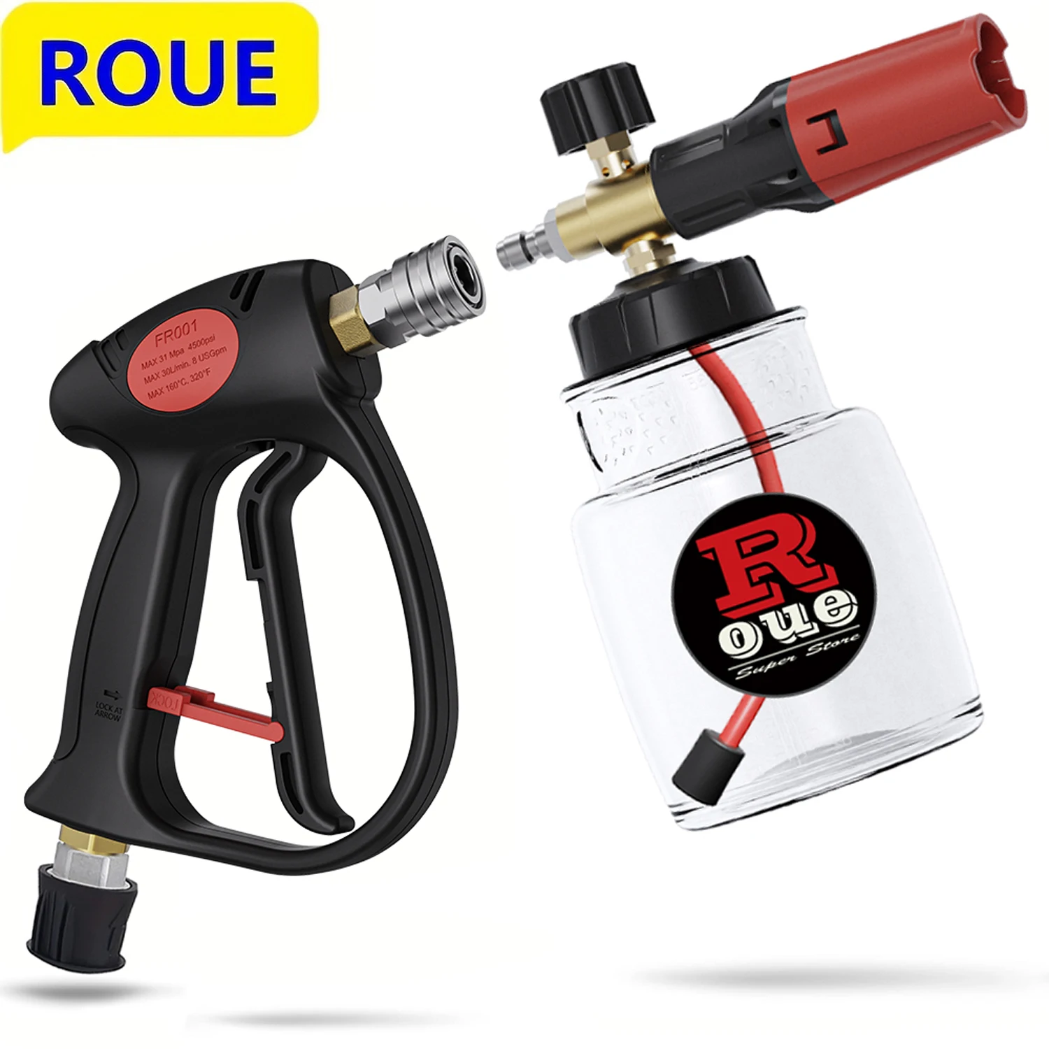 Prolunga per pistola idropulitrice - Connettore rapido - Per Karcher K2-K7 Prolunga per pistola idropulitrice - Connettore rapido - Per Karcher K2-K7