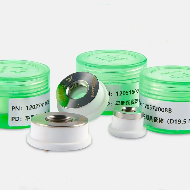 Raytools Ceramic Laser Ring Diameter 28 32mm M11 M14 Ceramic Nozzle Holder Raytools BT240 BT230 BM110 114