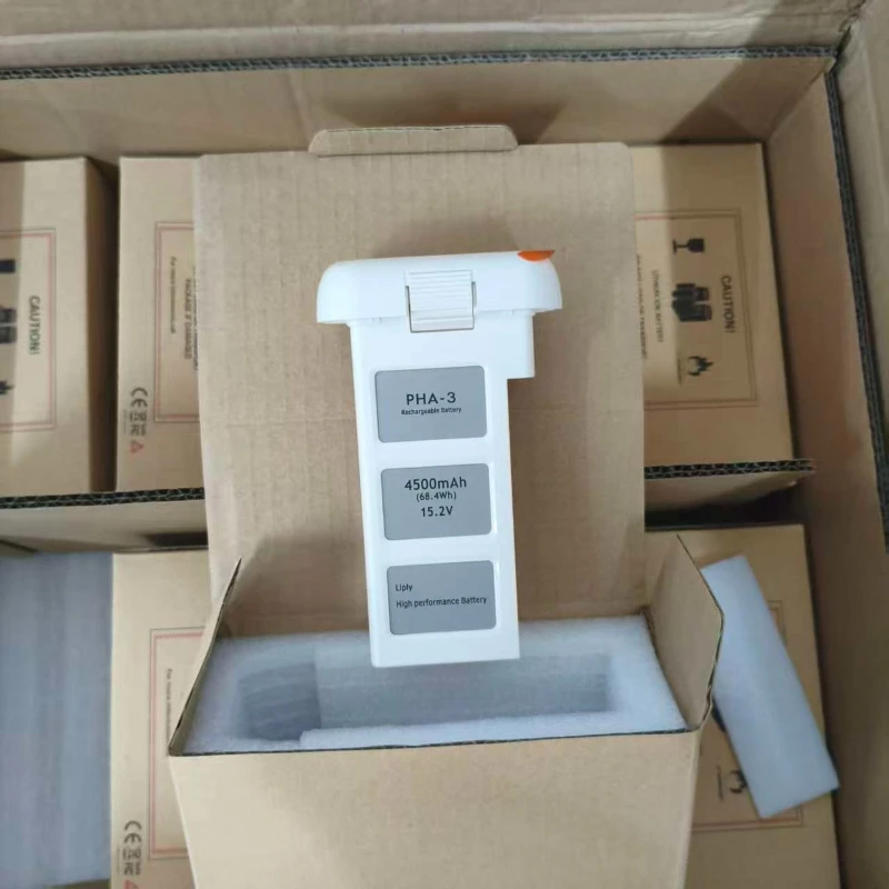 Côté de la batterie intelligente 4500mAh 15.2V pour Phantom 3 montrant les spécifications techniques