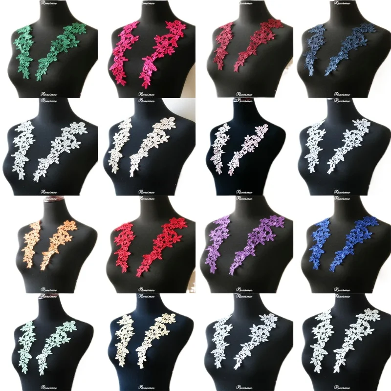 Vibrant Lace Applique Flower Sewing Trims