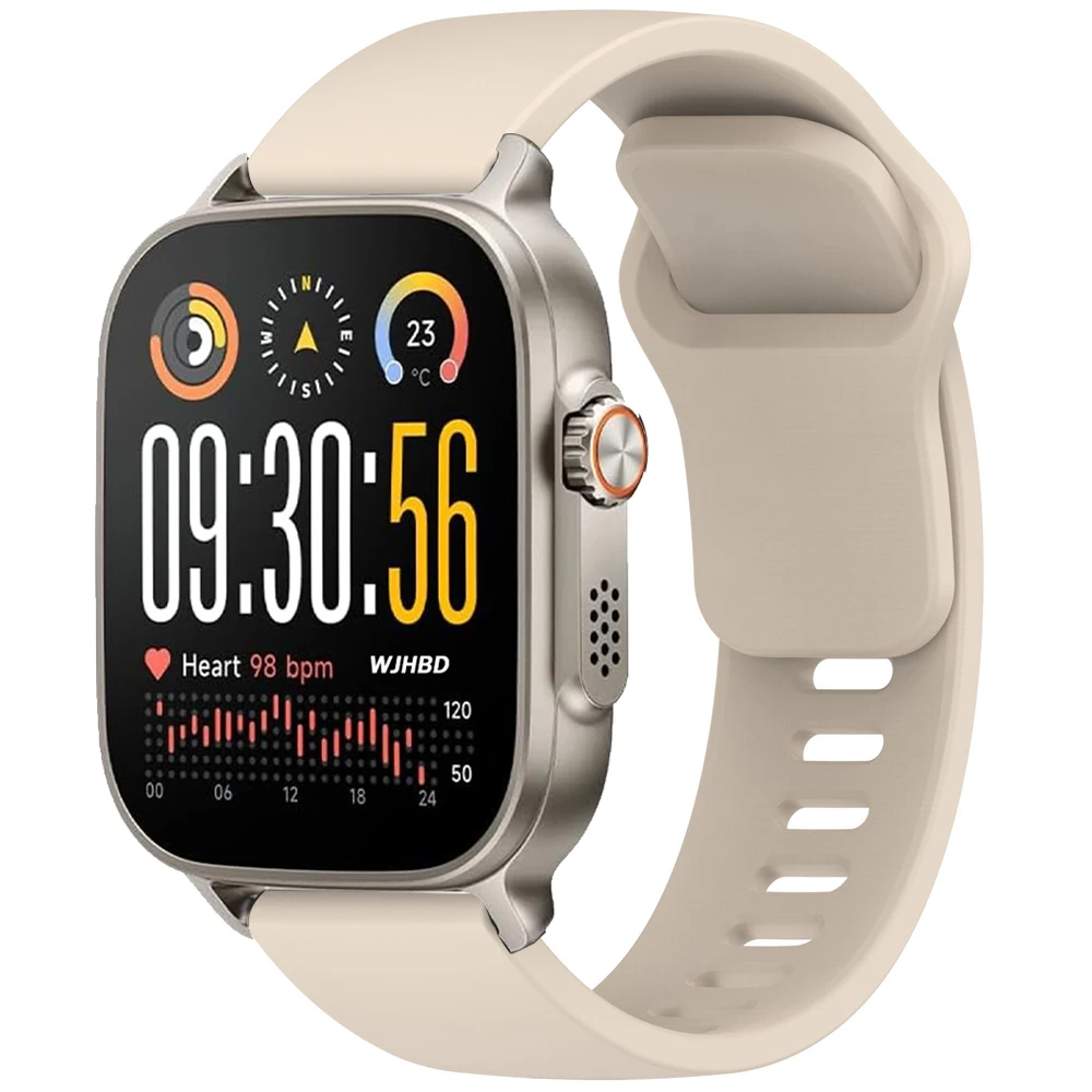 Premium Silicone Sports Bracelet - 22mm Universal Watch Band