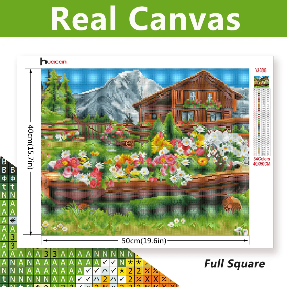 5D Diamond Painting Garden Flower DIY Diamond Mosaic Embroidery Landscape Home Supplies Cross Stitch diamond painting