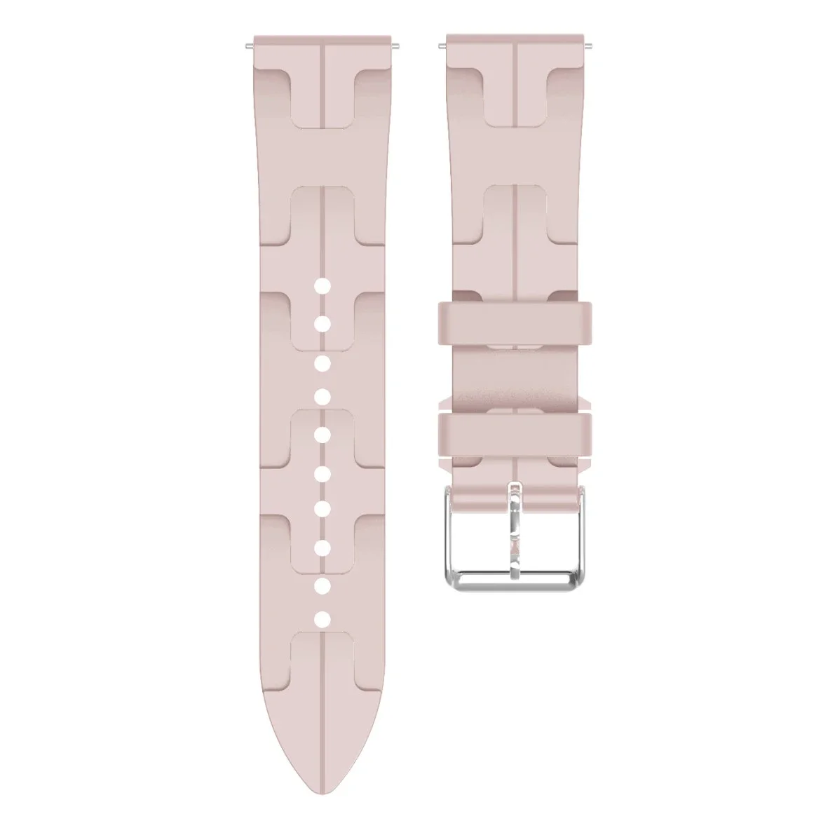 Versatile 22mm Silicone Smartwatch Strap - Premium Replacement Band in Elegant Design