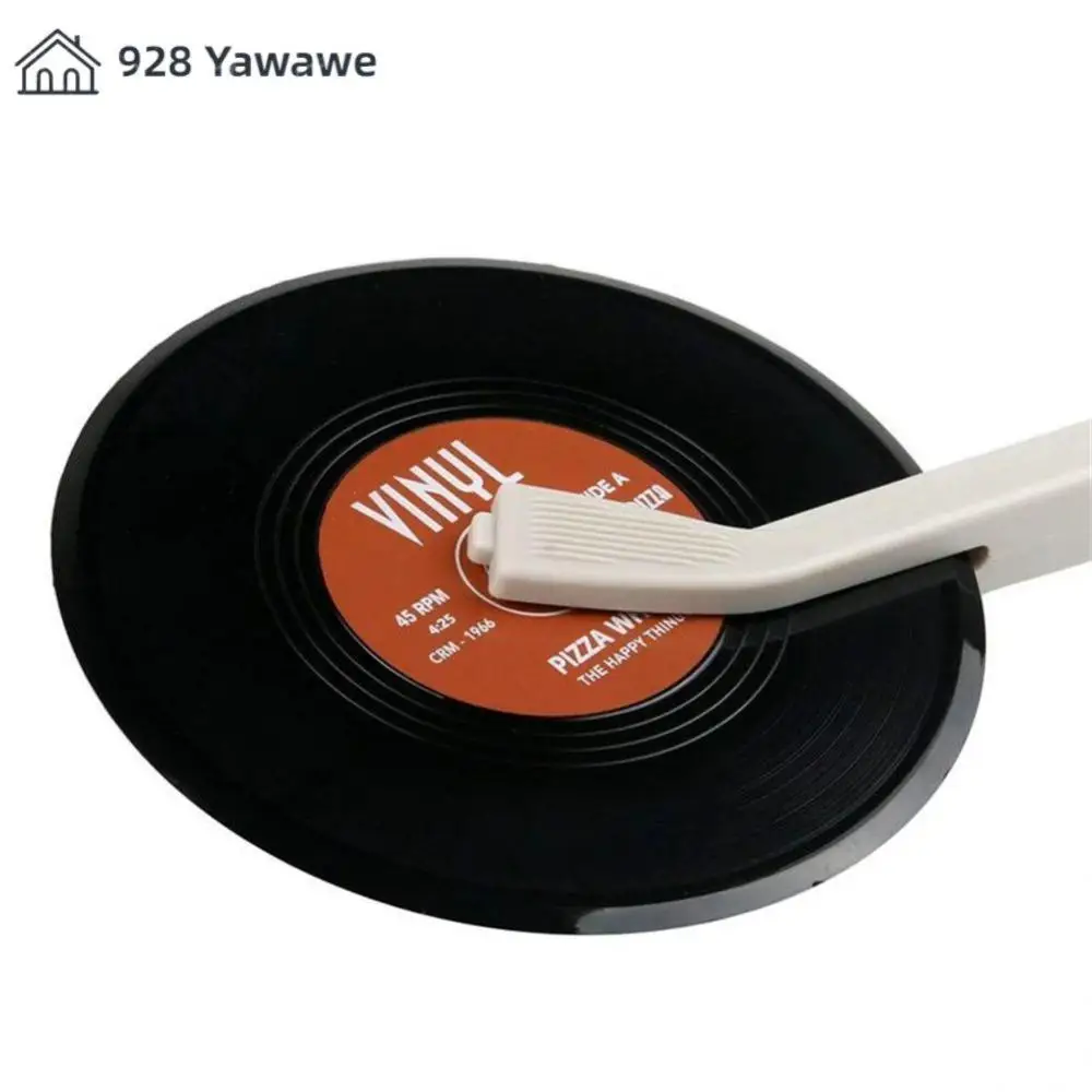 Pizza Cutter Pizza Cutter Spin Record Design Abs Bakeware Pizza Knife Professional Portable Kitchen Accessories Wheel Cutter Creative Pizza Knife