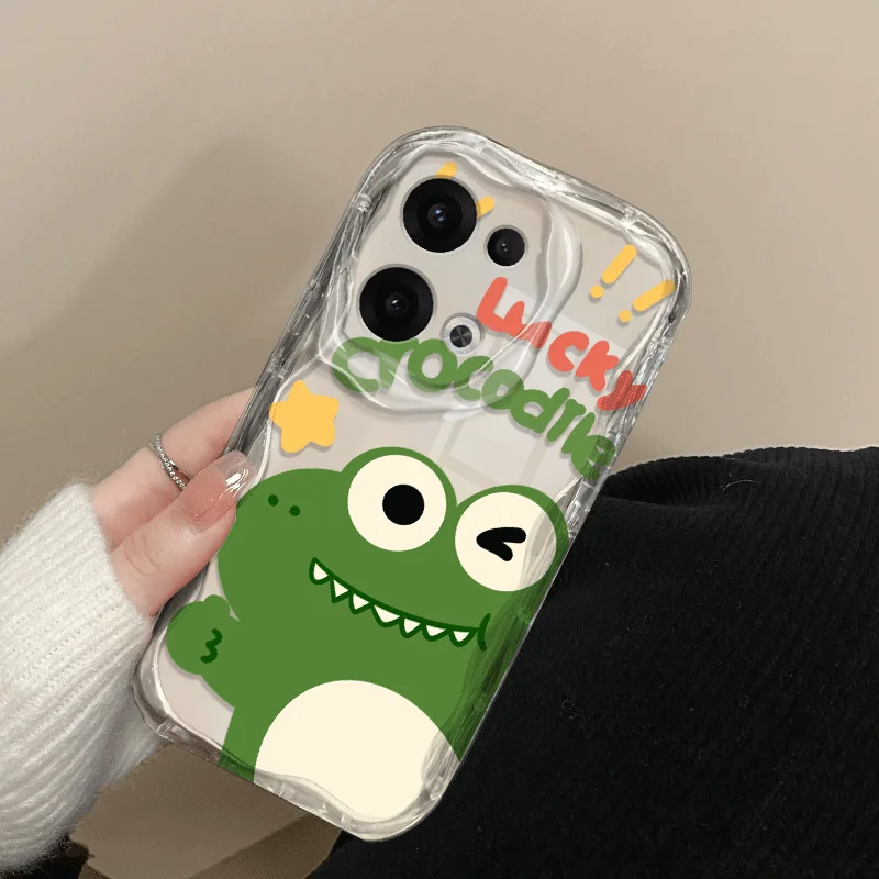 Cartoon Frog Pattern Shockproof TPU Protective Case