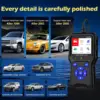 Code Reader YM509 OBD2 Scanner Car Diagnostic Tool Multi-Language Live Data OBDII Mechanic Scanner Check Engine Light Error Code 6