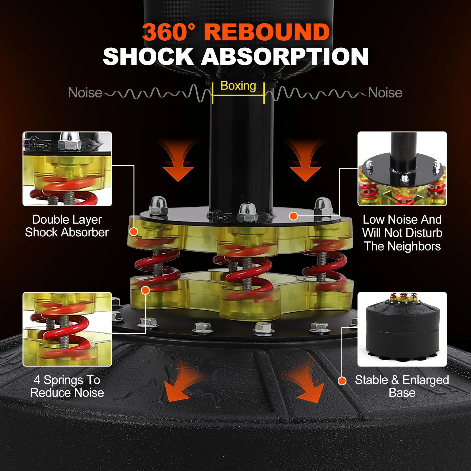 5-in-1 Freestanding Punching Bag 6