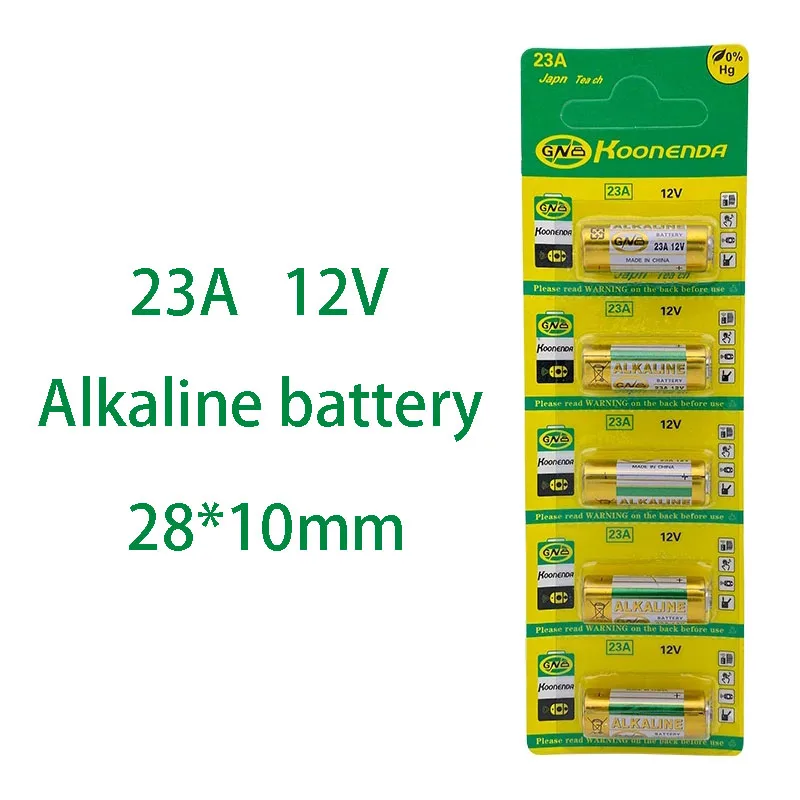 A23 23A 12V Batteria Alcalina 23Ga A23S E23A El12 Mn21 V23Ga Gp23A Ms21 Lrv08 Per Campanello Telecomando Giocattolo Elettrico