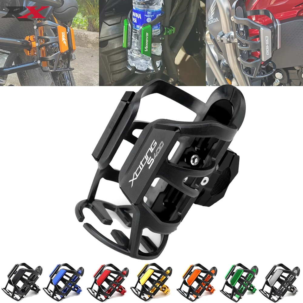 

2023 New For KYMCO Xciting S400 400S Xcitings400 Drink Cup Motorcycle Accessories Holder CNC Aluminum Beverage Water Bottle Cage