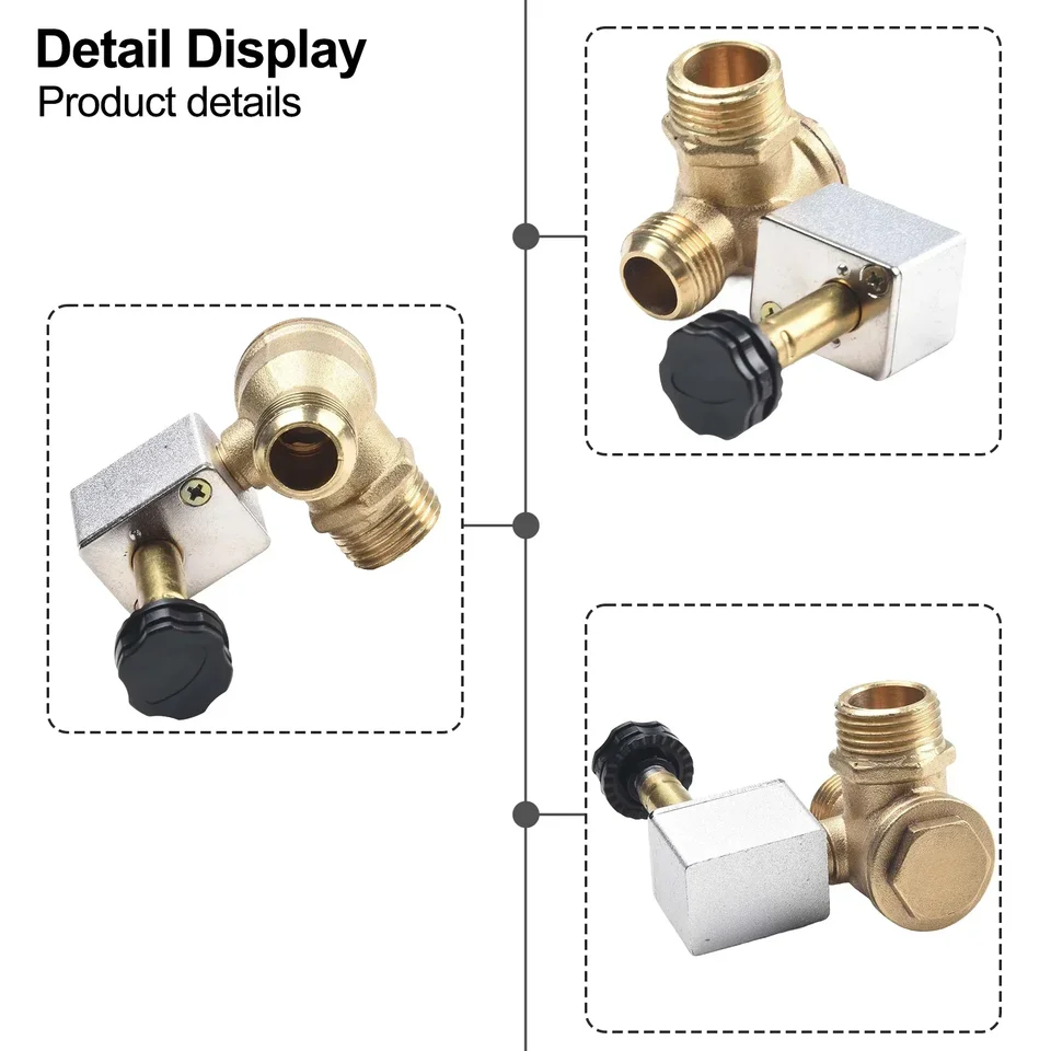 Valvola Di Sicurezza Compressore Elettrovalvola In Ottone Normalmente Chiusa 1/2" NPT - 12 V DC, Per Acqua, Aria, Gas, Pressione Fino A 10 Bar Elettrovalvola Marca Marddpair - Foto 10