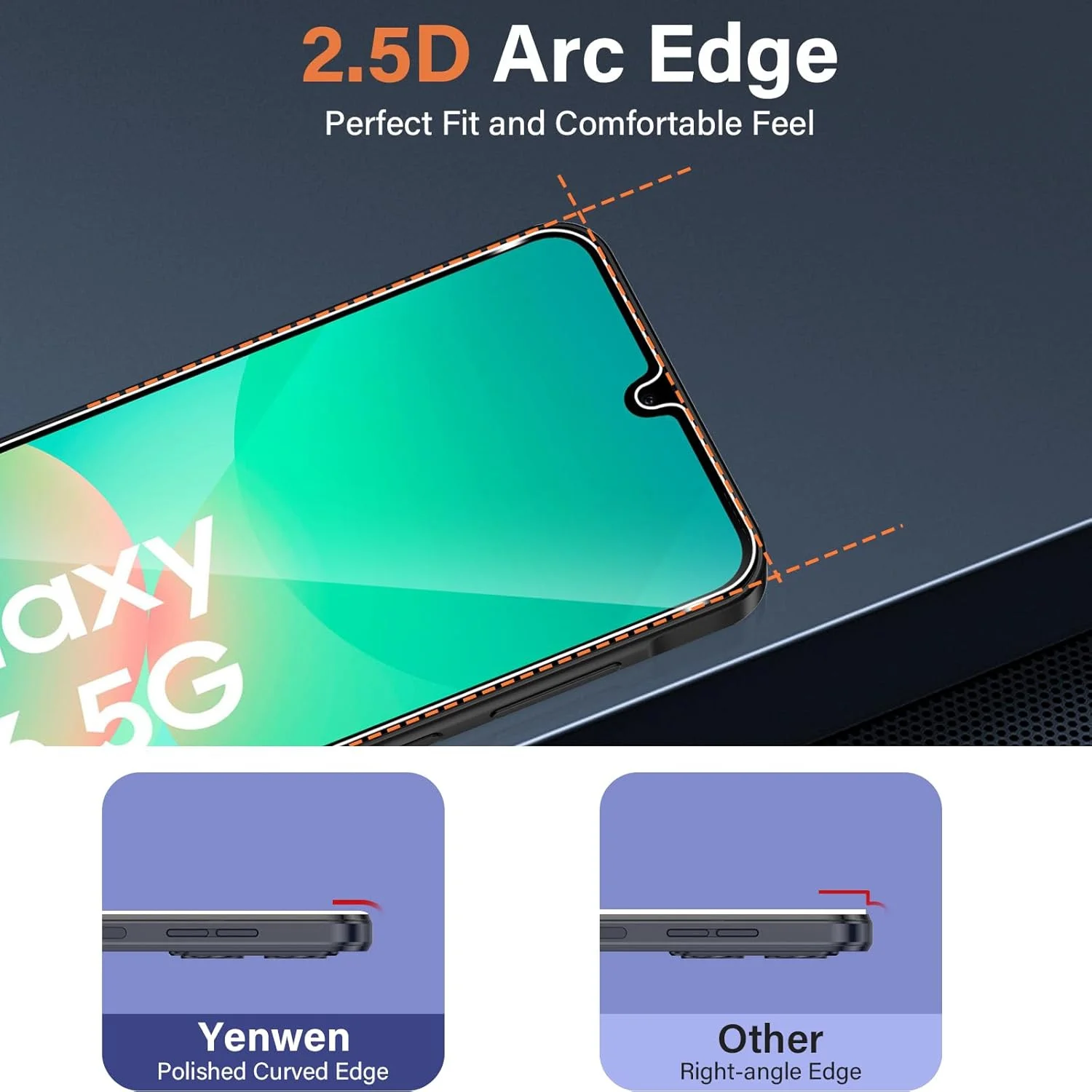 Premium Tempered Glass Screen Protector for Smartphones (1 to 4 Pack) - 6.7 Display