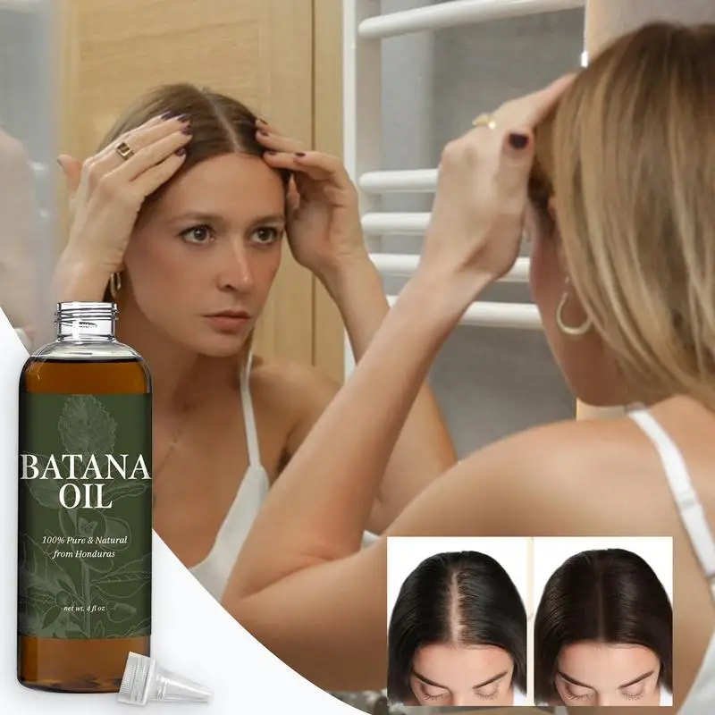 Batana Hair Oil Pure And Natural Organic Oil Anti-frizz scented Hair Care Essential General For Kids Adults 120ml hair oil