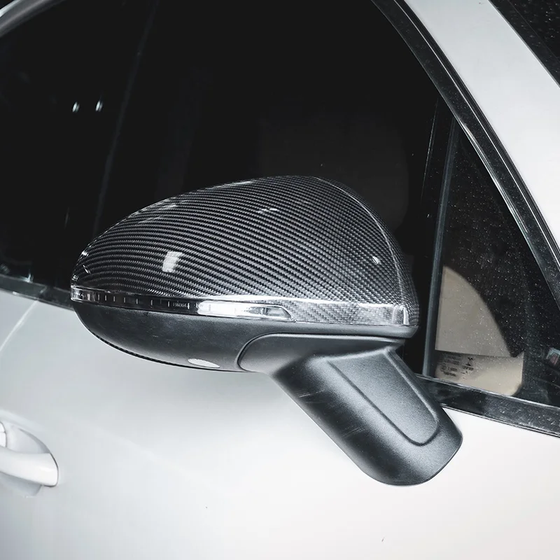 

For 14-UP Porsche Macan95B carbon fiber rearview mirror covers, side wing rearview mirror covers.(Left-hand Drive)