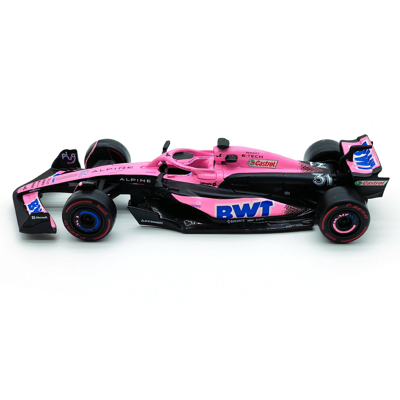Bburago 1:43 Alpine F1 Team A523 2023 #10 Pierre Gasly #31 Esteban Ocon Alloy Car Die Cast Model Toy Collectible competition 2