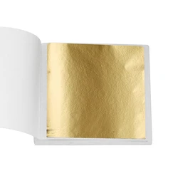 Premium Gold Foil Paper Leaf for DIY Crafts & Home Decorations - 100 Sheets (Copper)