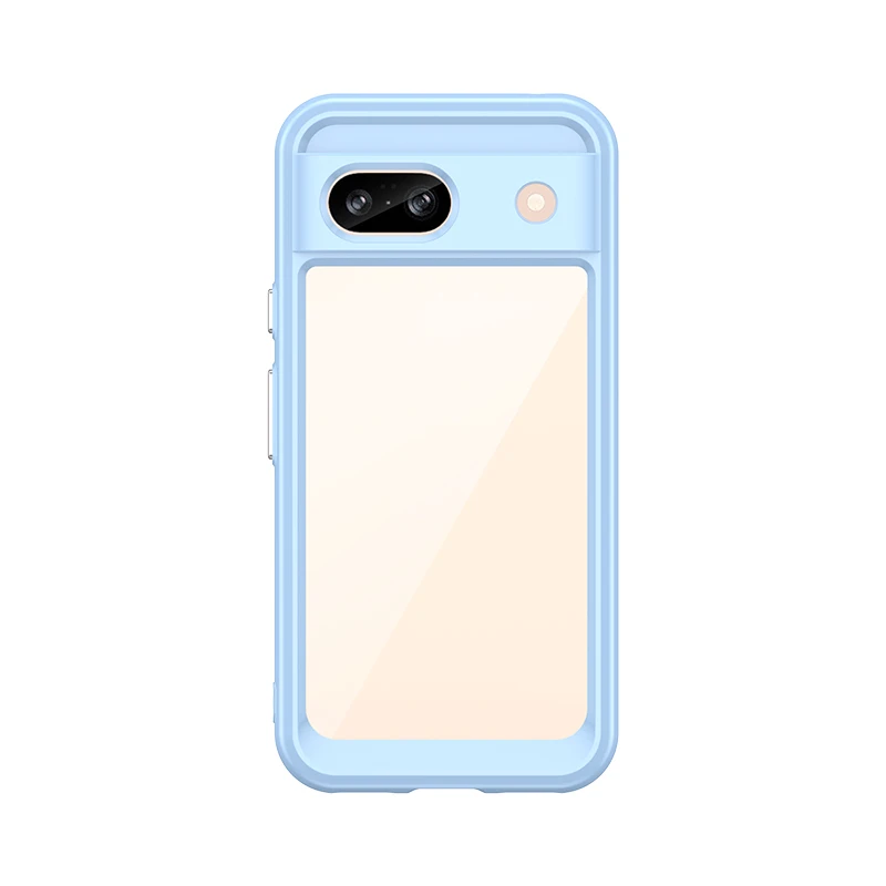 Clear Hard Translucent Shockproof Phone Bumper Case