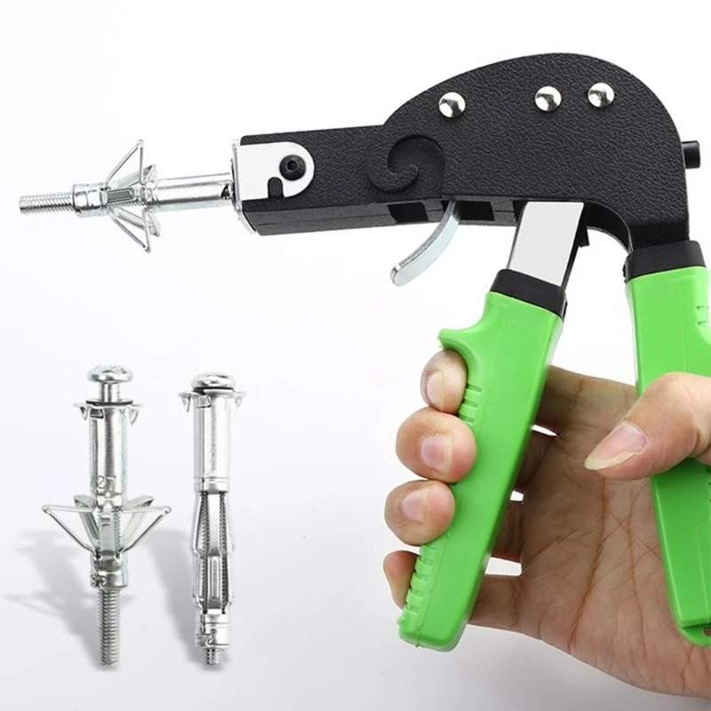 Manual Rivet Gun Carbon Steel Blind Rivet Tool Gutter Repair Professional Tools Drosphip