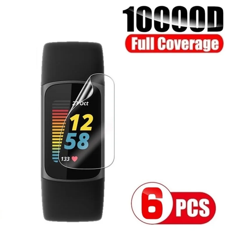 Pellicola Idrogel Per Fitbit Charge 6 5 4 3 2 Pellicola Proteggi Schermo Per Fitbit Charge 6 5 4 3 2 Pellicola Protettiva