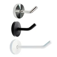 1pcs Stainless Steel Hook Single  Clothes Shop Wall Hook Single Kitchen Punch Coat Hook 1