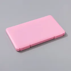 Portable Disposable Mask Storage Box - Dustproof Organizer Case (Pink)