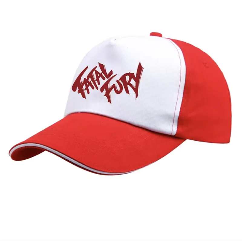 Street Game KOF Fatal Fury Terry Bogard Coser King of Fighters Baseball Cap Cosplay Sports Boxer Adjustable Hat Prop Gift