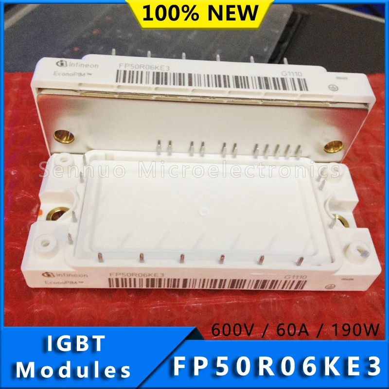 

FP50R06KE3 IGBT модуль Тренч полевой стоп трехфазный инвертор 600 в 60 А 190 Вт модуль крепления шасси