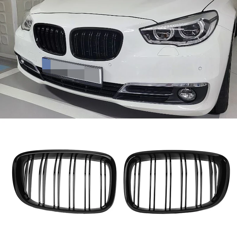 

Car Front Hood Kidney Grills Racing Grills For BMW F07 5 Series GT 520 528 530 535 550 2010-2017 Accessories Gloss Black Grille
