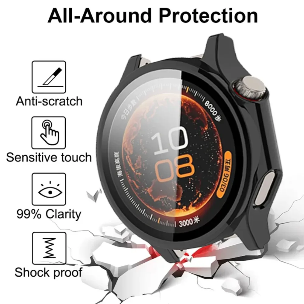 HD Tempered Glass PC Case with All-Around Screen Protection