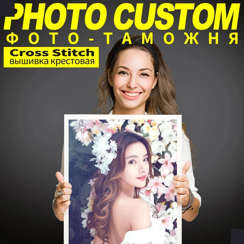 Photo Cross Stitch Embroidery Kits 11CT/14CT Cotton/silk Thread Painting DIY Needlework DMC Set Counted Printed on Canva embroidery thread cross stitch kit embroidery fabric embroidery stabilizer