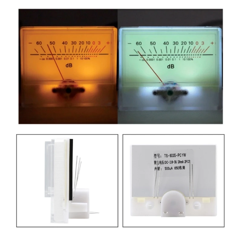 VU Meter 100mA 12V Easy Installation High Accuracy Sturdy DB Level