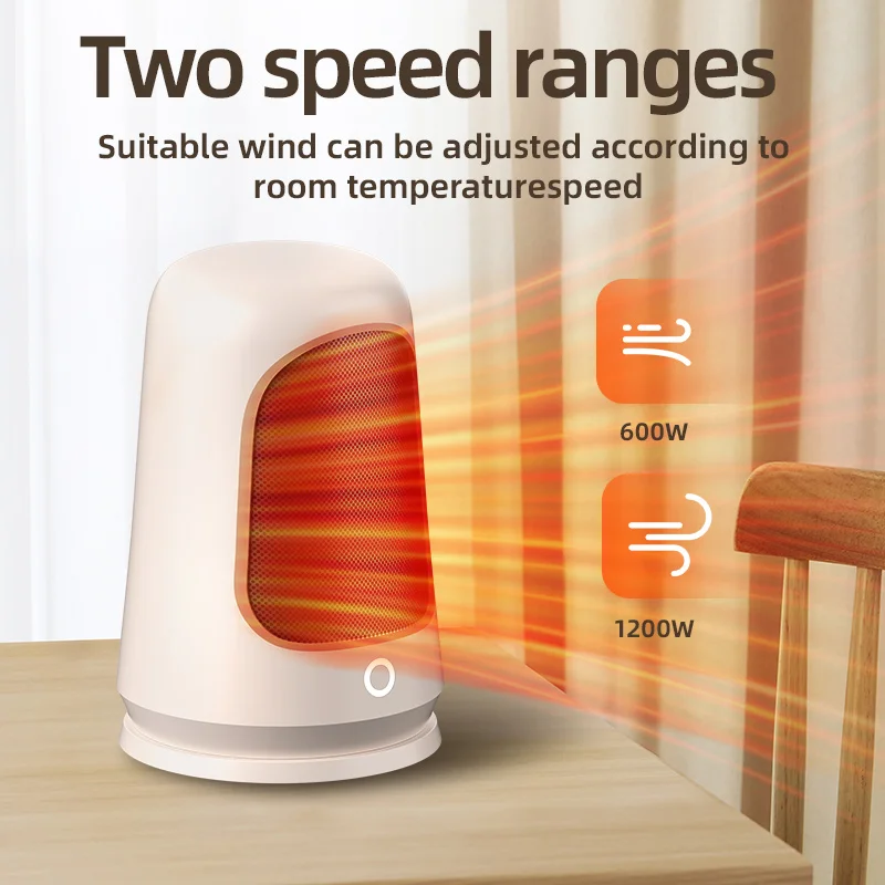 

1200W Electric Heater Mini Desktop Portable Air Conditioning for Home Bedroom Heating for Home PTC Ceramics Heating 110V/220V