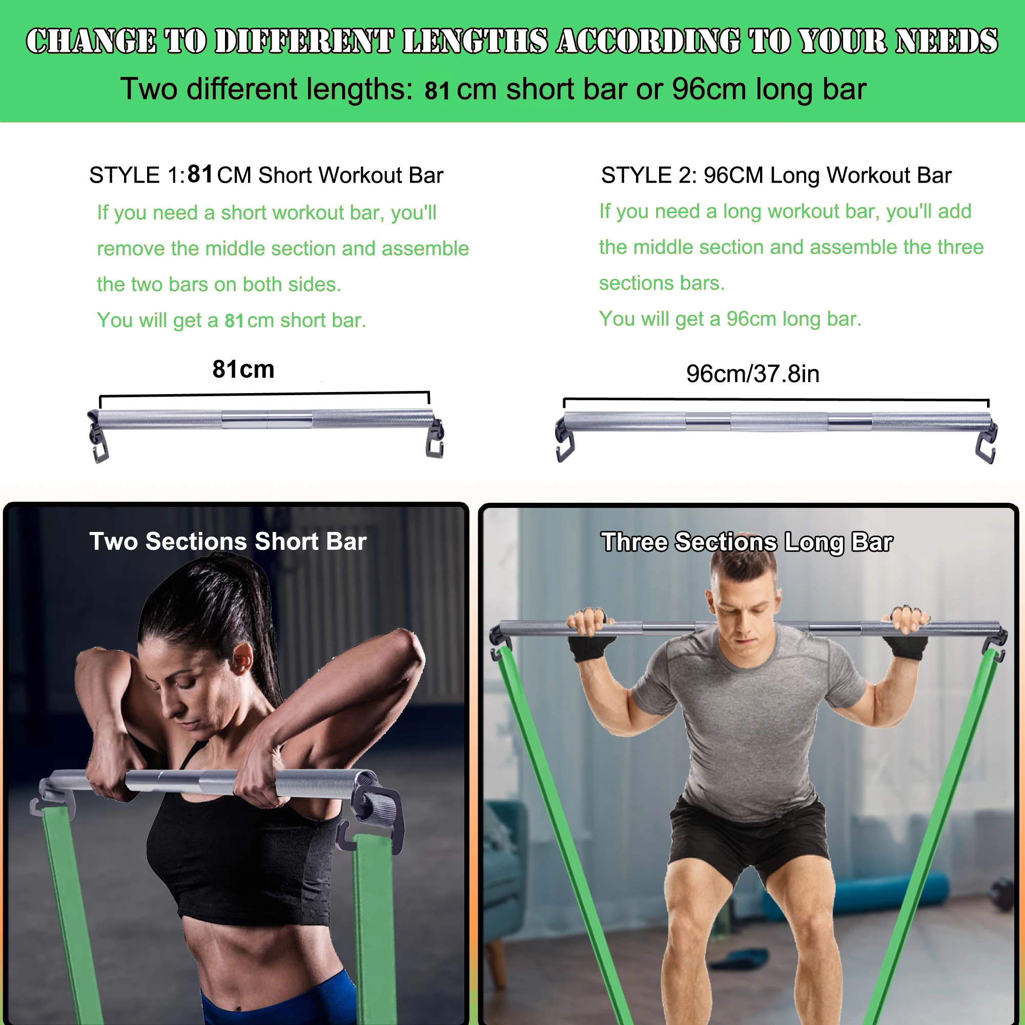 Ankle hooks for pull up bar clearance
