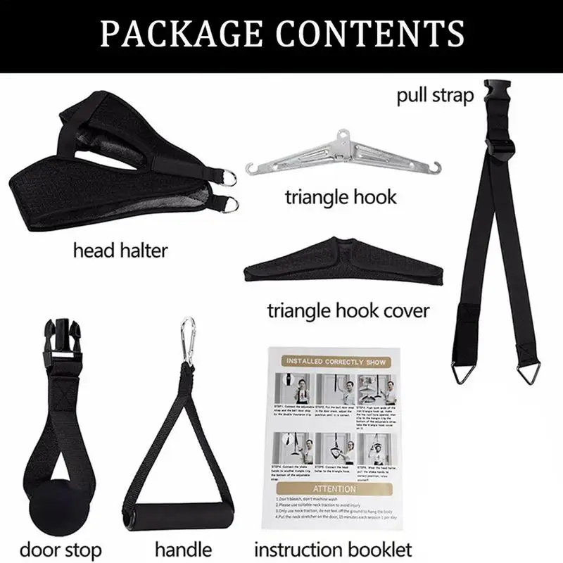 Cervical Traction Device Neck Stretcher Strap Neck Traction Devices Home Use Portable Neck Sling For Spine Relaxation Cervical