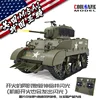 Coolbank Small Tank Stuart M5a1 Tracked Electric Remote Controlled Tank Model Toy Festival Gift 2