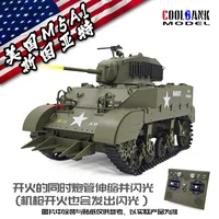 Coolbank Small Tank Stuart M5a1 Tracked Electric Remote Controlled Tank Model Toy Festival Gift 2