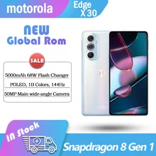 Motorola moto edge X30 5G smartphone Snapdragon 8 Gen 1 Inch FHD+ 144Hz Refresh Rate 5000mAh 68W Charge Android 12 50MP Carmera