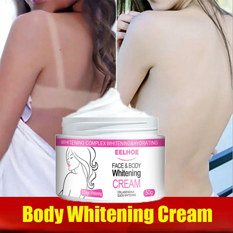 Crema sbiancante per il corpo Ascelle Ascelle Ginocchia Pelle scura Sbiancamento Dissolvenza Melanina Idratante Illumina la bellezza del corpo_voghion.com
