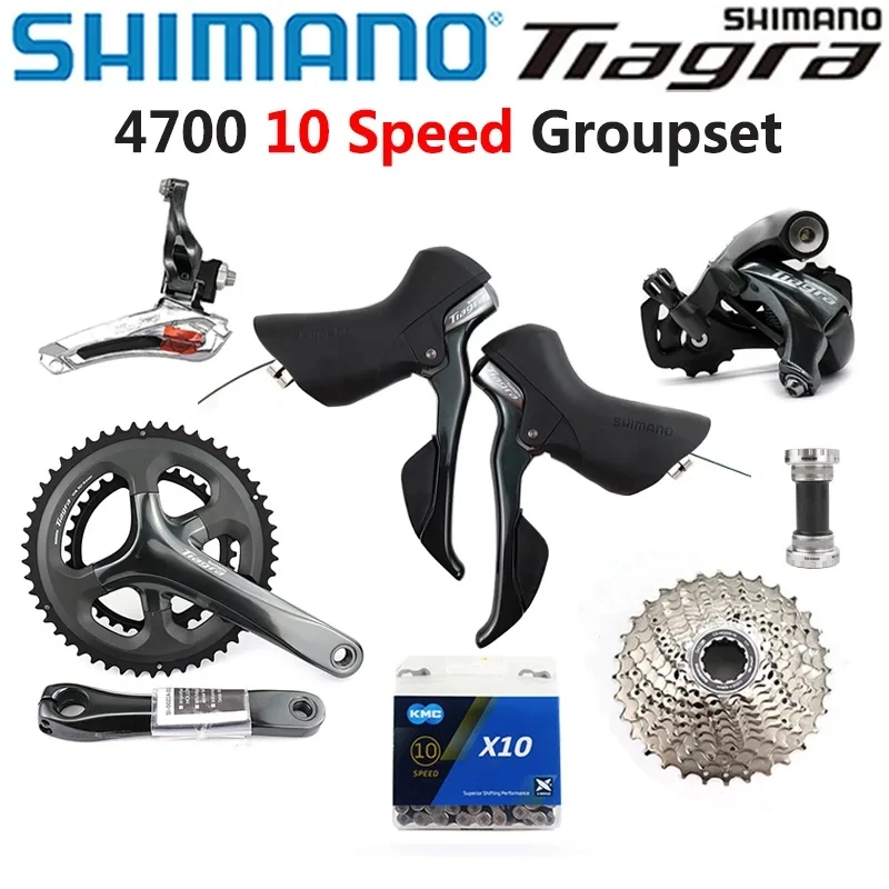 SHIMANO Tiagra 4700 Groupset 4700 Derailleur ROAD Bicycle 2x10 Speed 50-34  52-36T 20s Derailleur Kit