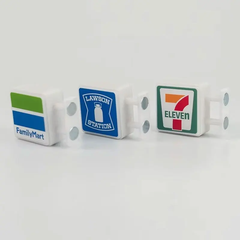 Mini Magnetic Fridge Stickers Convenience Store Light Signs Home Decor