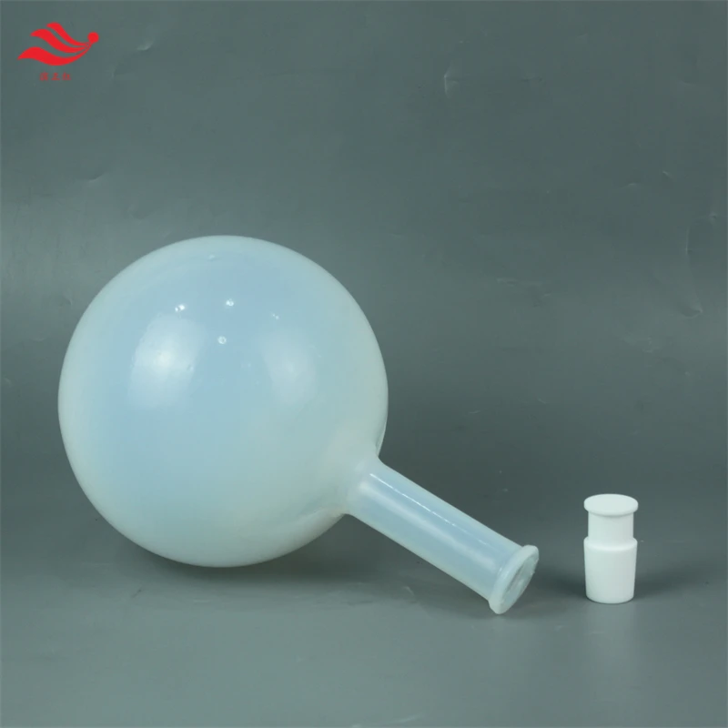 PFA 플라스크 둥근 바닥, 불화 수소산에 강한 대용량 반응기, 1000ml